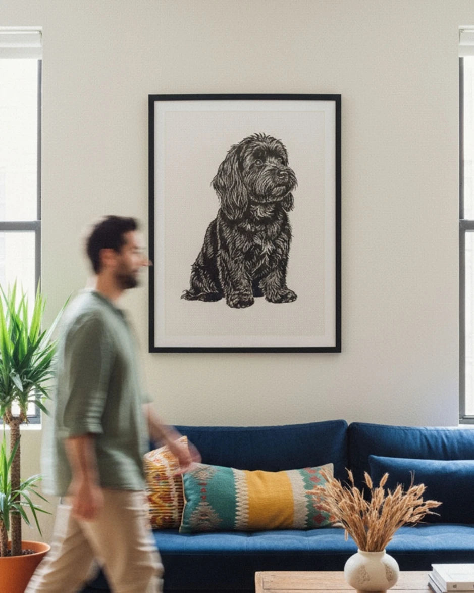 Havanese Dog Stipple Collection