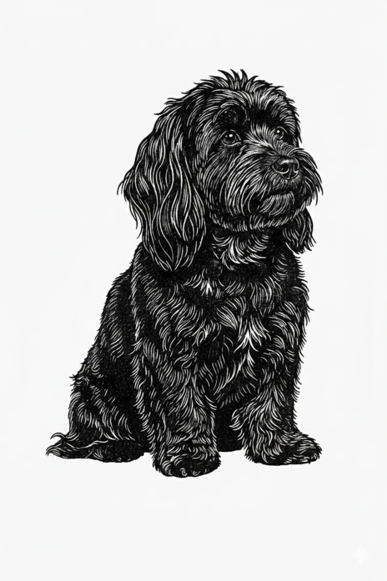 Havanese Dog Stipple Collection