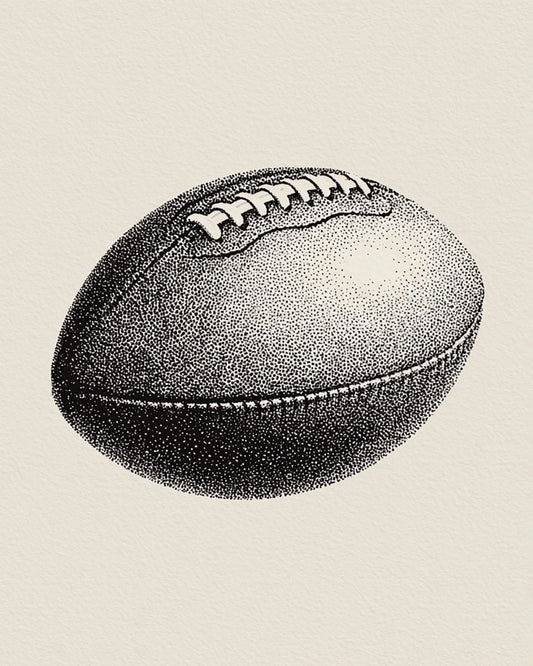 Football Sports Stipple Art Collection