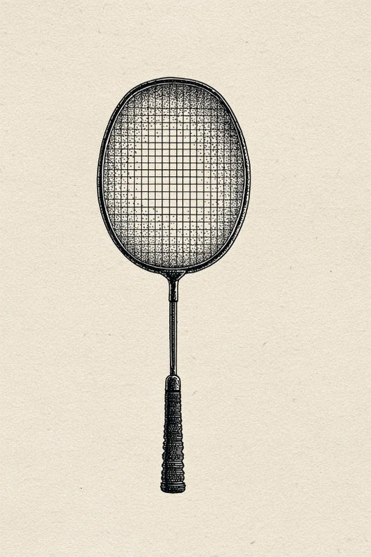 Badminton Sports Stipple Art Collection