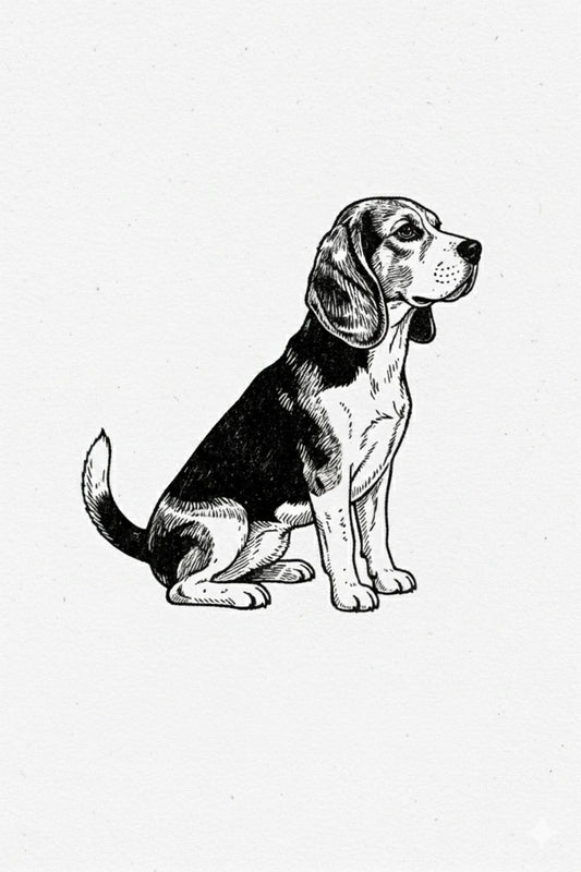 Stipple Collection - Beagle