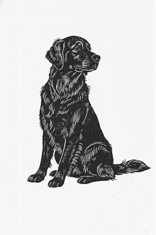 Golden Retriever - Stipple Collection