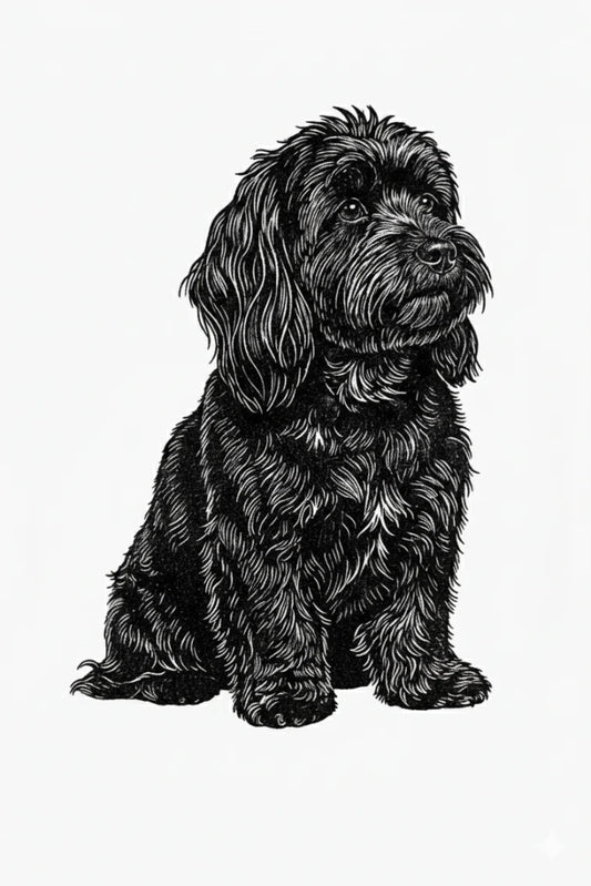 Havanese Dog Stipple Collection