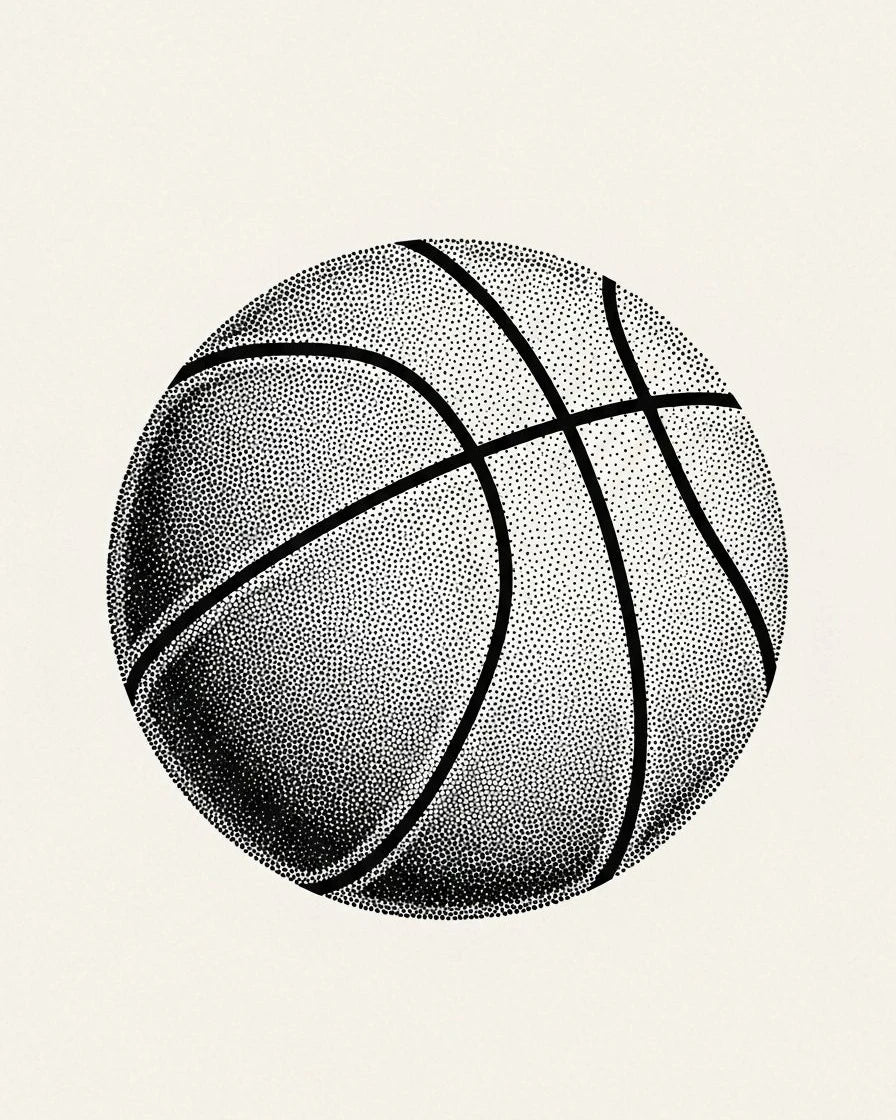 Basketball - Stipple Collection