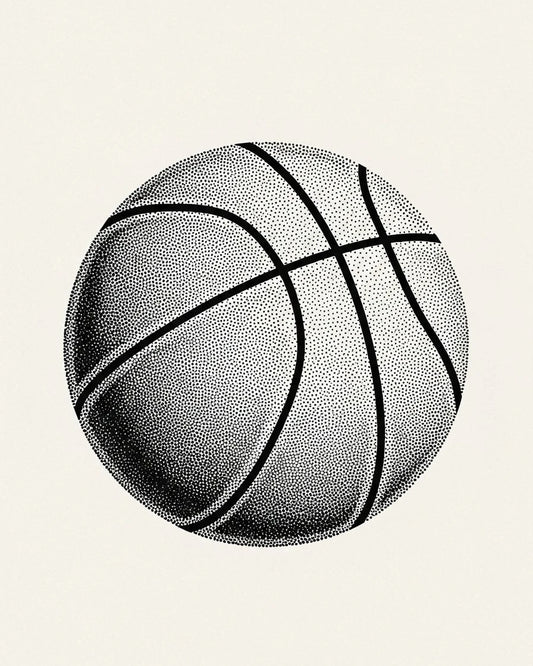 Basketball - Stipple Collection